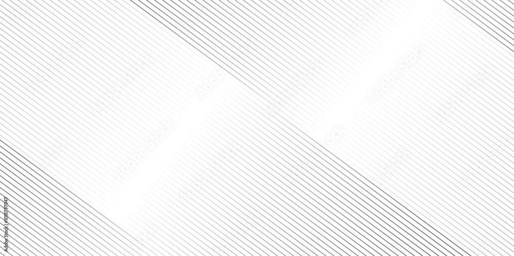 Fototapeta premium Vector tech geometric thin diagonal striped line pattern gradient minimal transparent background. White geometric pattern transparent background. minimal surface curve wave creative line texture.