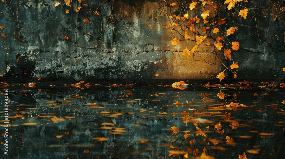 Obraz premium Nature Elements Reflection Composition