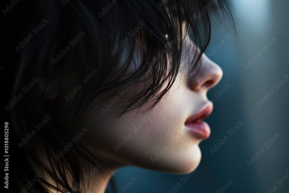 A close-up shot of a person holding a cell phone, likely engaged in a call or texting A close-up shot of a person holding a cell phone, likely engaged in a call or texting