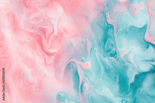 A close-up shot of a vibrant pink and blue background