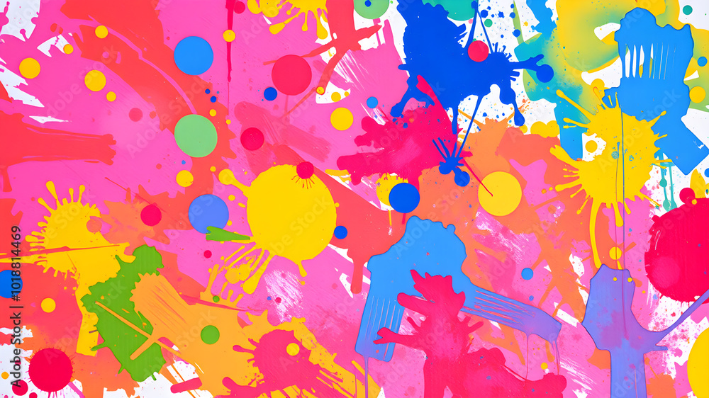 Artifical Intelligence generated abstract colorful background. AI generated image. Artifical Intelligence generated abstract colorful background. AI generated image.