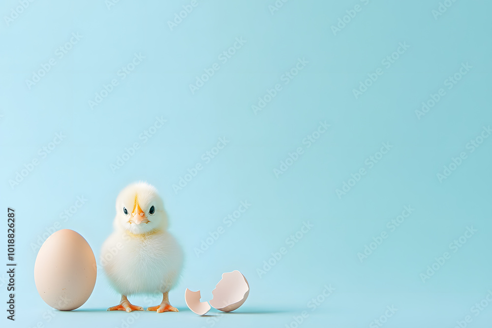 Little Cute Chicks and Pieces of Eggshell | Adorable Baby Poultry Exploring Their Surroundings Little Cute Chicks and Pieces of Eggshell | Adorable Baby Poultry Exploring Their Surroundings