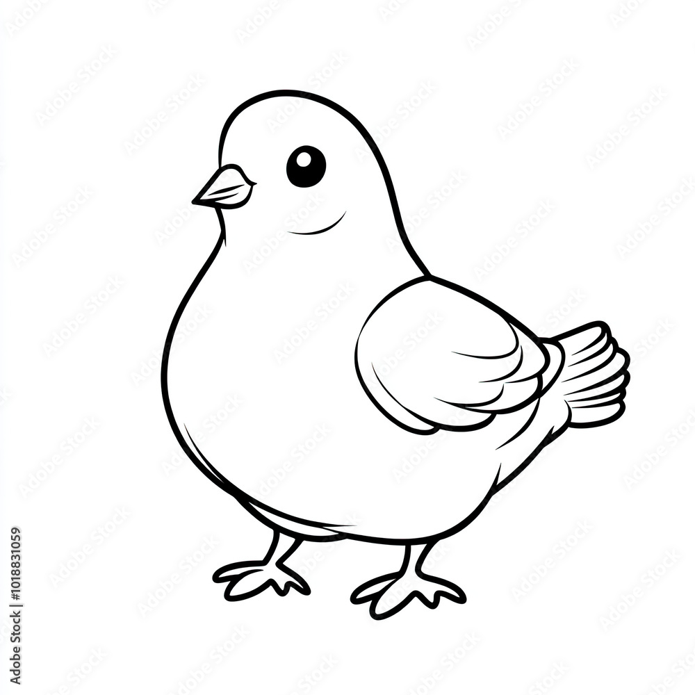 Beautiful Pigeon Coloring Page, Grey Bird Colouring Design for Your Corporate Books and Business Graphic Resource or Creative Project, Ai Generative Beautiful Pigeon Coloring Page, Grey Bird Colouring Design for Your Corporate Books and Business Graphic Resource or Creative Project, Ai Generative