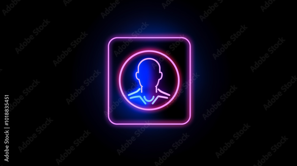 Simple empty profile avatar, conveying minimalism and clean design for digital platforms. Simple empty profile avatar, conveying minimalism and clean design for digital platforms.