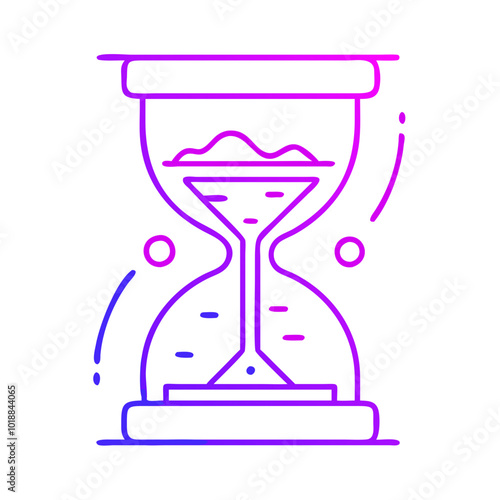 Hourglass, sand timer icon