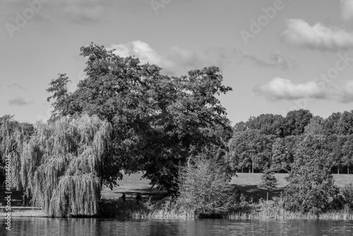 Spätsommertag an der Alster inHamburg photo