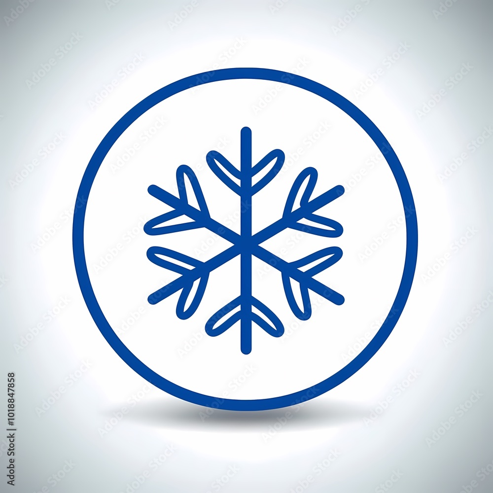 Simple Hand-Drawn Snowstorm Icon Design Simple Hand-Drawn Snowstorm Icon Design