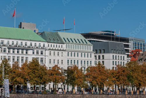 Die Hansestadt Hamburg an der Alster photo