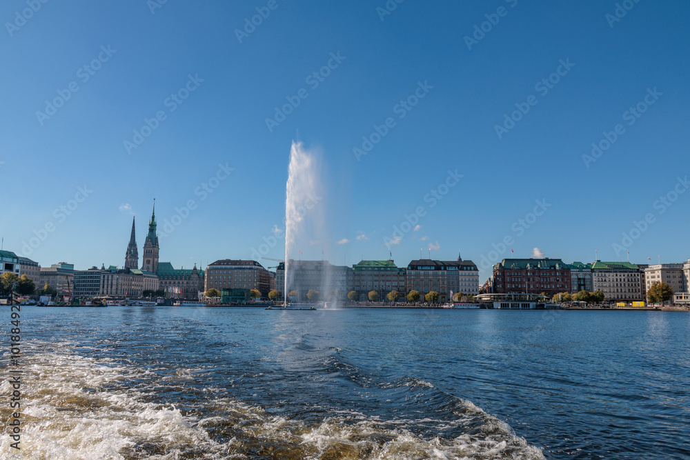 Die Hansestadt Hamburg an der Alster Die Hansestadt Hamburg an der Alster
