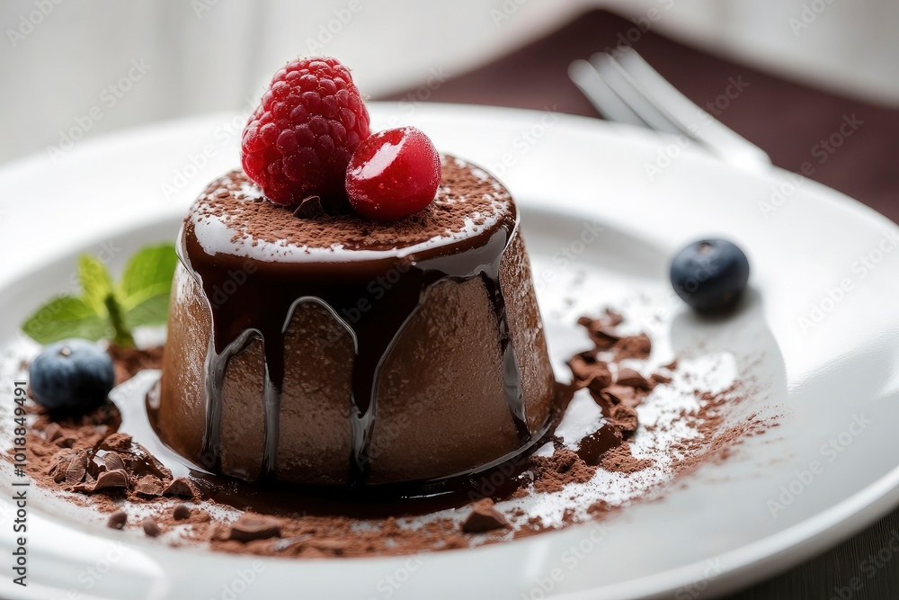 This is chocolate lava dessert with generative ai This is chocolate lava dessert with generative ai