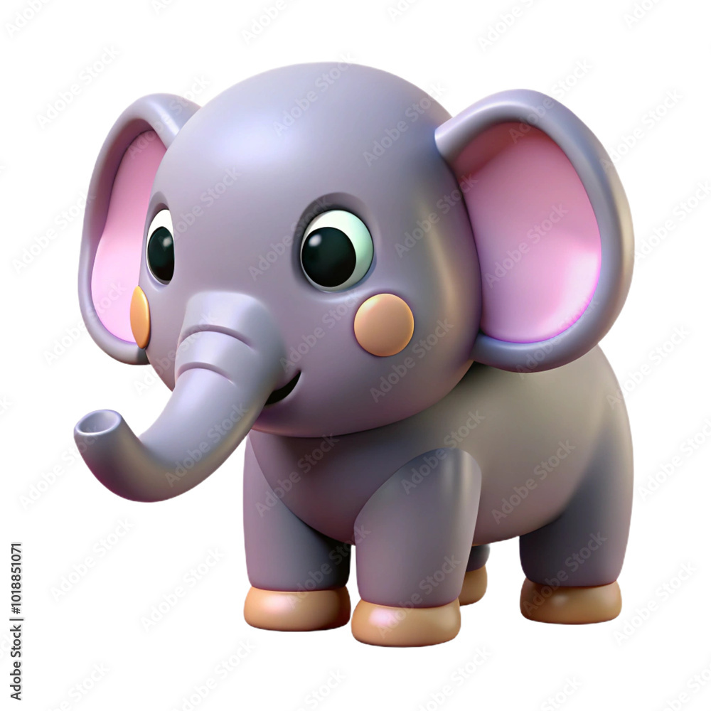 Elephant Animal 3d Doll Model Icon Kids Learning Element PNG Clipping Path Cut Out Transparent Elephant Animal 3d Doll Model Icon Kids Learning Element PNG Clipping Path Cut Out Transparent