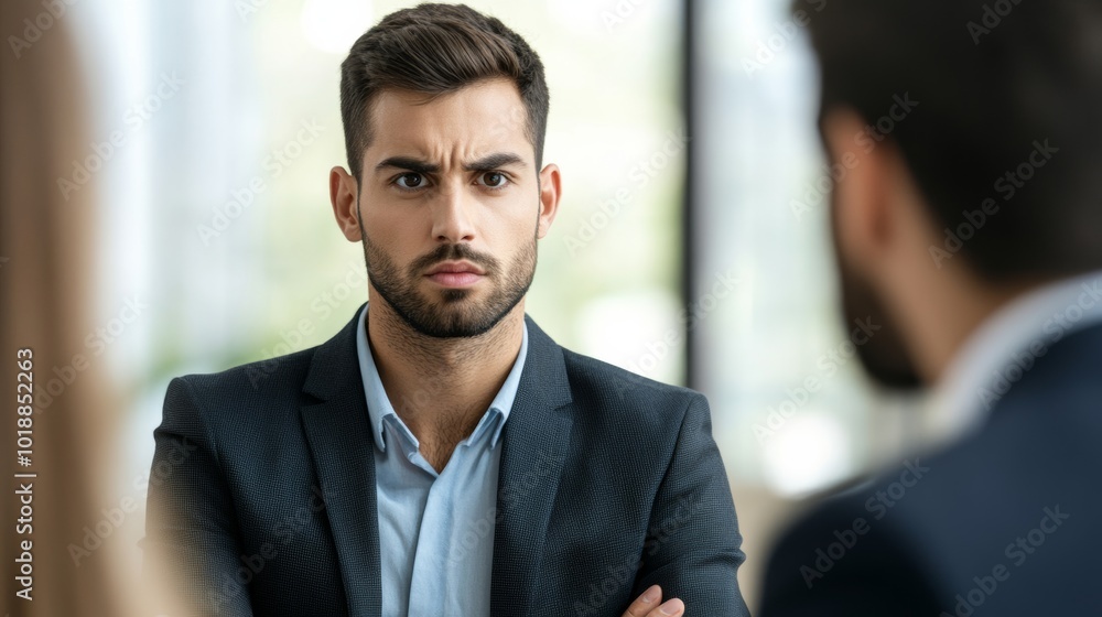 Two coworkers speaking privately, one offering advice on how to handle a bully, supporting each other in the workplace Two coworkers speaking privately, one offering advice on how to handle a bully, supporting each other in the workplace