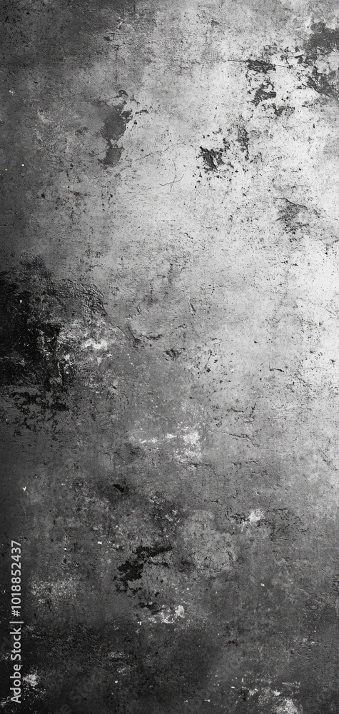 Fototapeta premium Enhance your space with a grey vintage grunge texture wallpaper featuring a scratched surface and faded paint for a timeless appeal