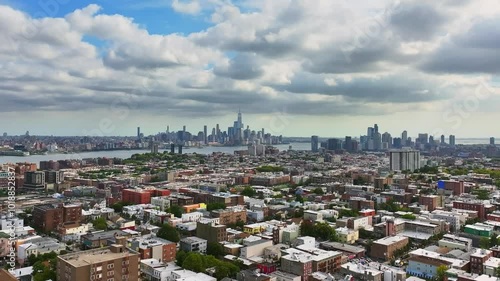 Hudson county views from NJ looking at NYC skyline