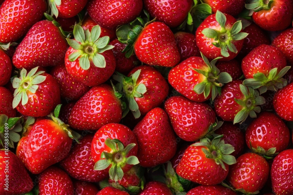 Close-Up Shot of Fresh Strawberries Close-Up Shot of Fresh Strawberries