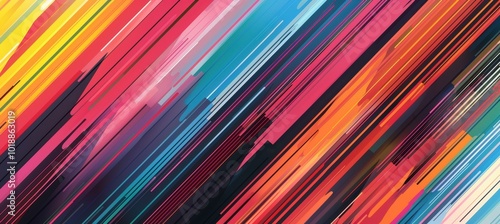 Vibrant Diagonal Striped Pattern for Bold and Eye-Catching Background Design