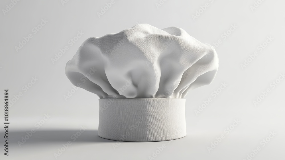 3D Rendering of Chef Hat Isolated on White Background, Professional Culinary Headwear Mockup for Kitchen, Cook, and Food Service Uniforms.
3D Rendering of Chef Hat Isolated on White Background, Professional Culinary Headwear Mockup for Kitchen, Cook, and Food Service Uniforms.