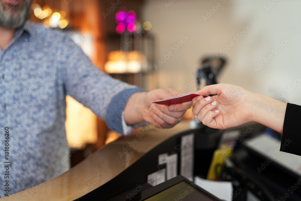 Guest Checking in at Hotel Guest Checking in at Hotel