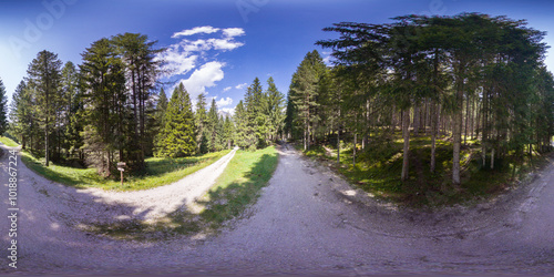 Hiking near Cortina d'Ampezzo - Italy - 360 degree photo