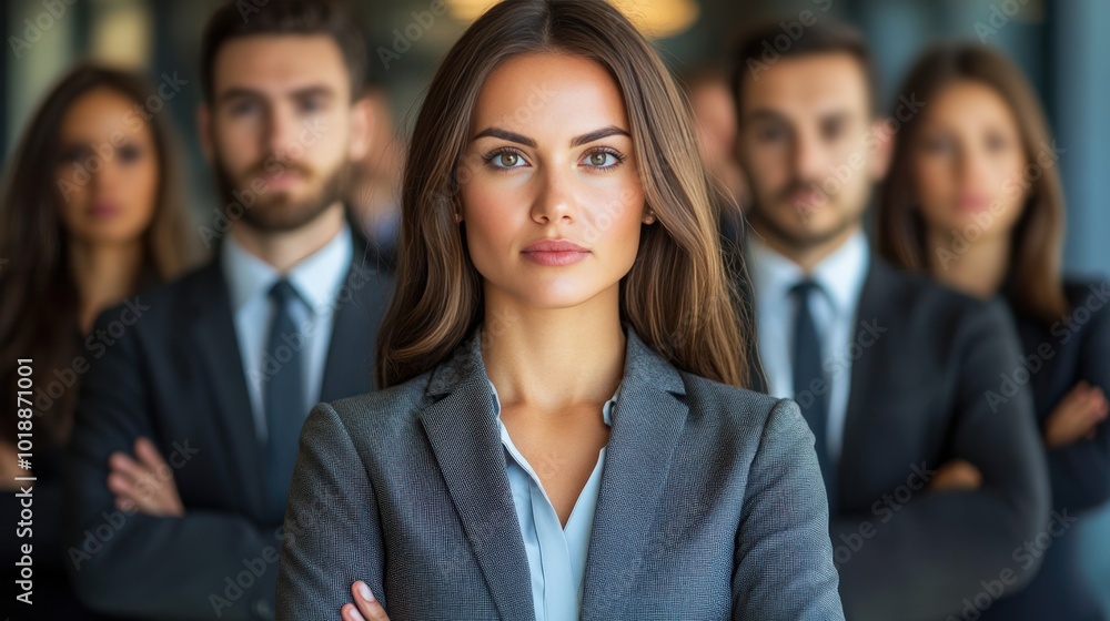Corporate woman in leadership role Corporate woman in leadership role