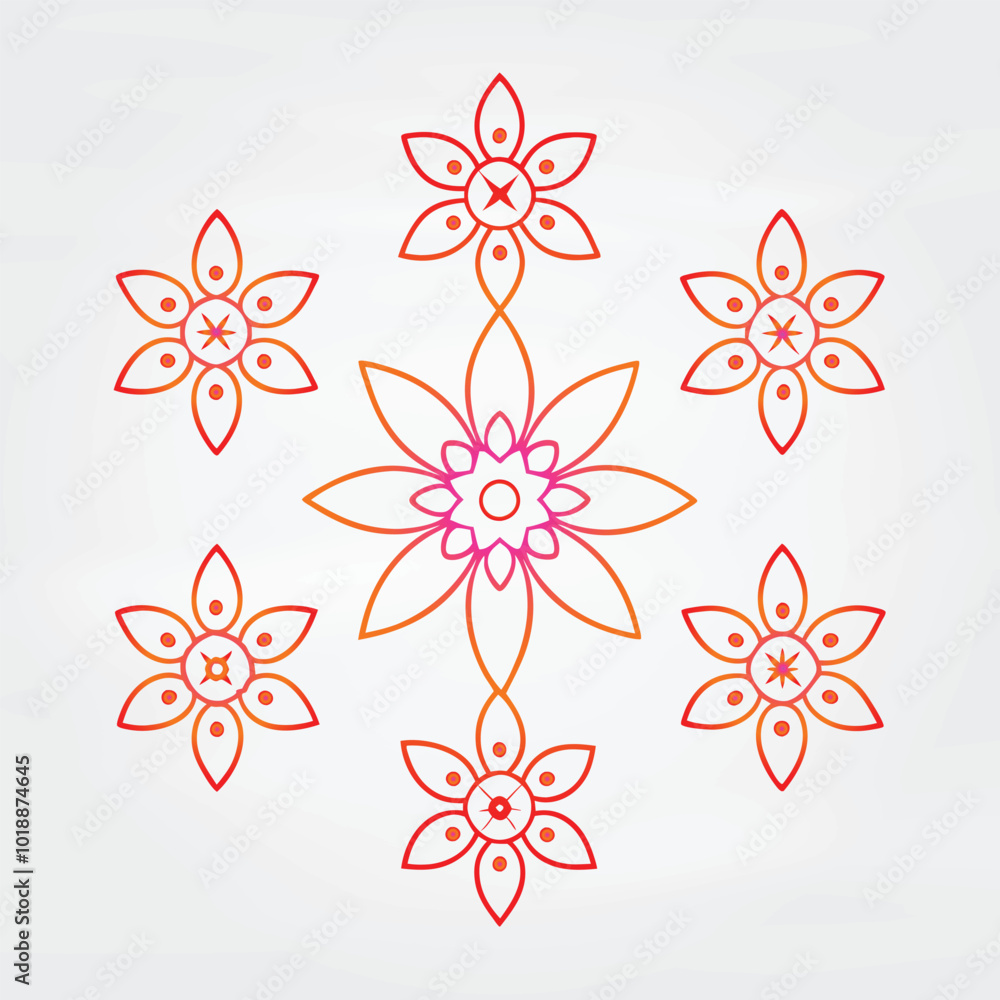 Fototapeta premium abstract floral design