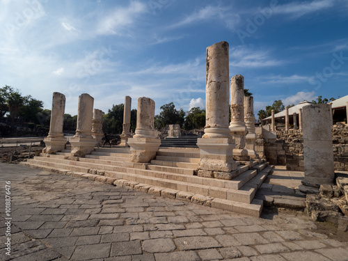 Ancient ruins at Beit She'An Israel photo