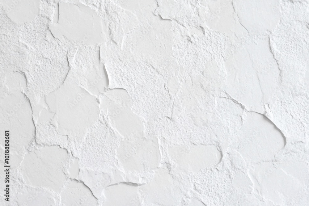 Textured white wall with a cracked surface, ideal for backgrounds. Textured white wall with a cracked surface, ideal for backgrounds.