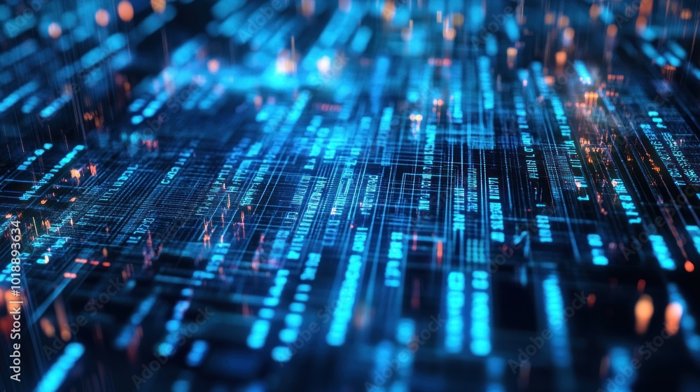 Abstract Digital Network