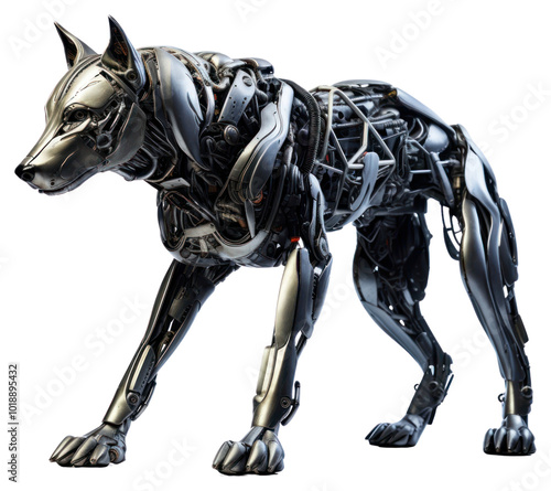 PNG Cyborg kelpie white background carnivora livestock.