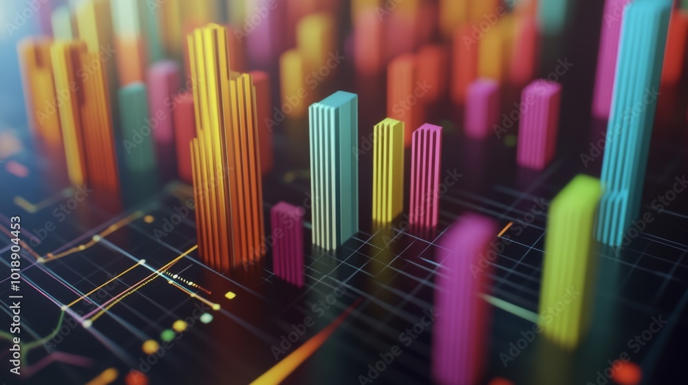 Colorful Data Visualization in Abstract Style Colorful Data Visualization in Abstract Style