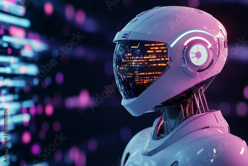Cybersecurity, online security. Generative AI