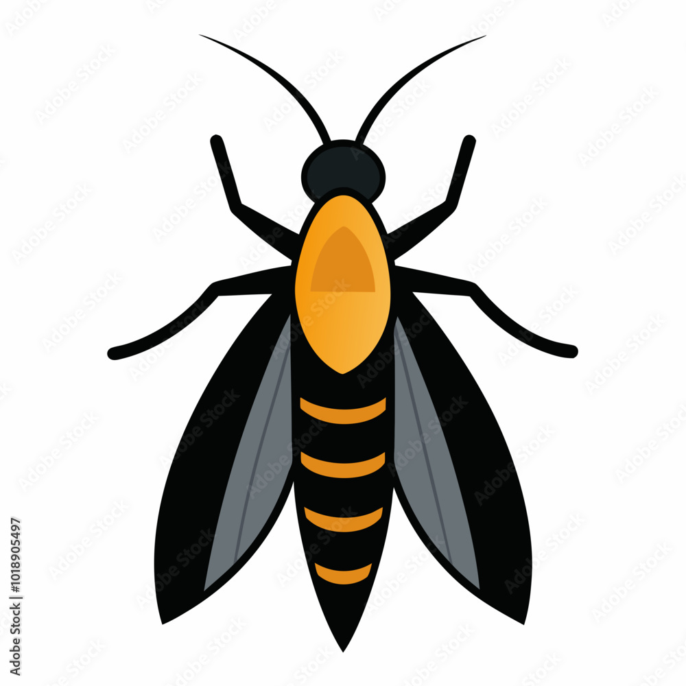 Caddisfly minimalistic style vector design Caddisfly minimalistic style vector design