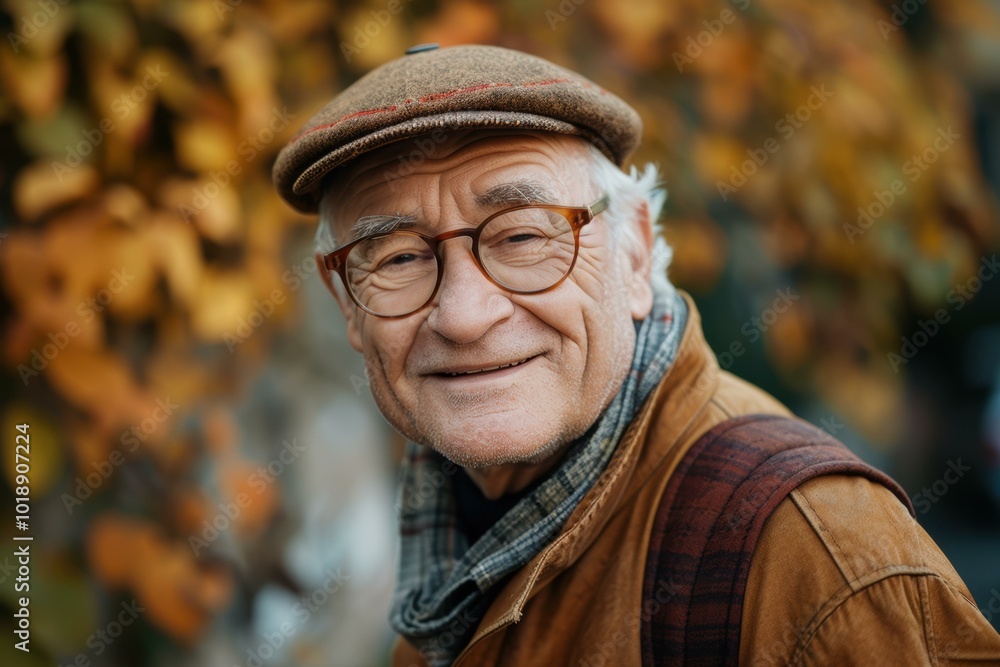 A man smiles warmly for the camera. AI. A man smiles warmly for the camera. AI.
