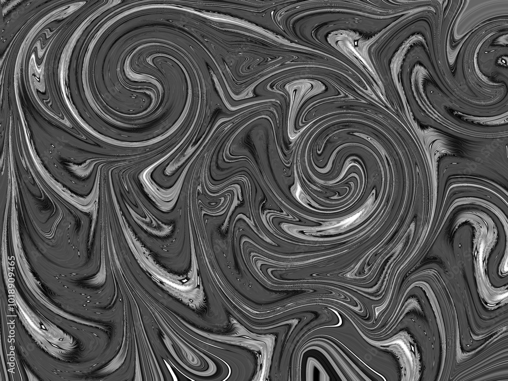 Abstract black and white swirling patterns create mesmerizing visual effect, evoking sense of movement and fluidity in this artistic design. Seamless Pattern paint lines Abstract black and white swirling patterns create mesmerizing visual effect, evoking sense of movement and fluidity in this artistic design. Seamless Pattern paint lines