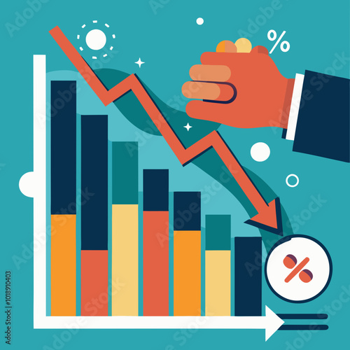 The downward slope of the line graph, a stark contrast to the upward climb of recent years, offers a glimmer of hope for consumers and businesses alike