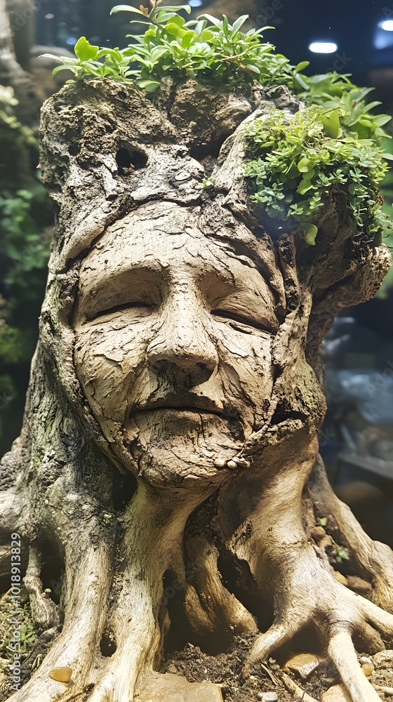Tree Shaped Woman Sculpture, Abstract Image, Texture, Pattern Background, Wallpaper, Cover and Screen for Smartphone, PC, Laptop, 9:16 and 16:9 Format Tree Shaped Woman Sculpture, Abstract Image, Texture, Pattern Background, Wallpaper, Cover and Screen for Smartphone, PC, Laptop, 9:16 and 16:9 Format