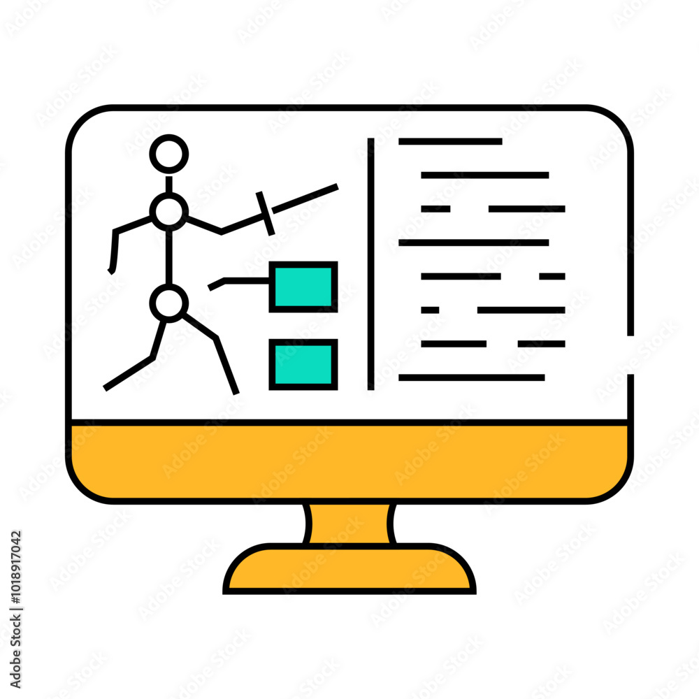 character design game development line icon vector. character design game development sign. isolated symbol illustration character design game development line icon vector. character design game development sign. isolated symbol illustration