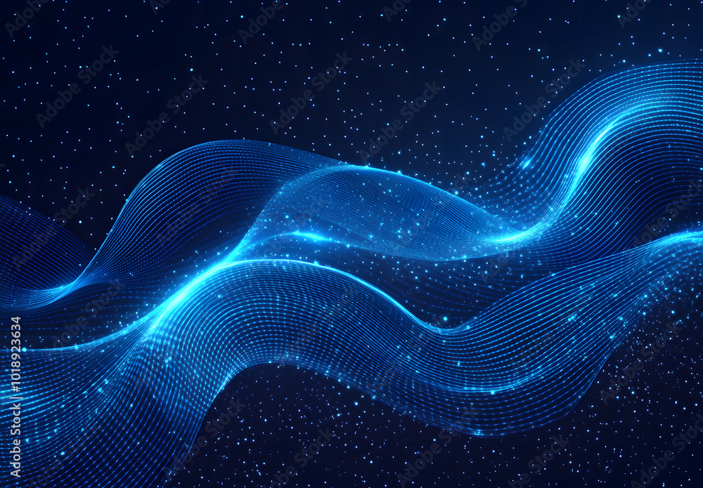 Big data visualization concept with bright glowing lines on abstract technology background design. 3D rendering design Big data visualization concept with bright glowing lines on abstract technology background design. 3D rendering design