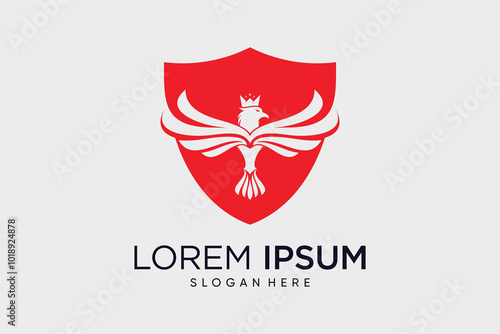 Eagle logo design eagle wings vector illustration with creative idea Free Download Eagle logo design eagle wings vector illustration with creative idea - GFXLoad