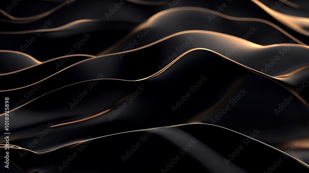 Obraz premium black silk background