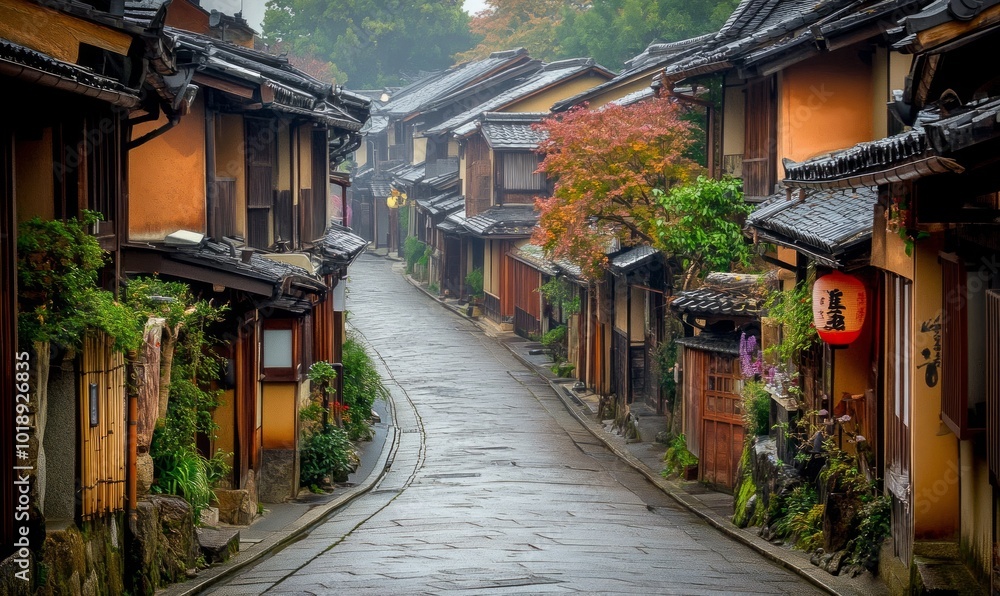 Fototapeta premium Old Ninenzaka street in Kyoto, Japan