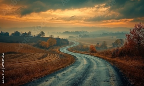 road and landscape