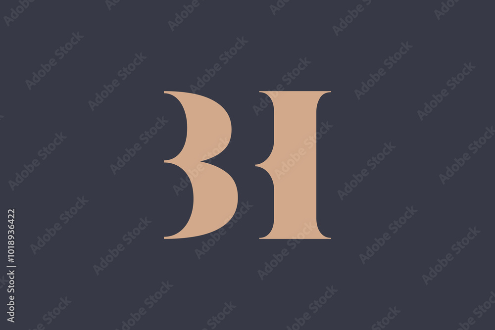 Abstract letter BH logo. This logo icon incorporate with abstract shape in the creative way. Minimalist abstract letter logo. Abstract letter BH logo. This logo icon incorporate with abstract shape in the creative way. Minimalist abstract letter logo.