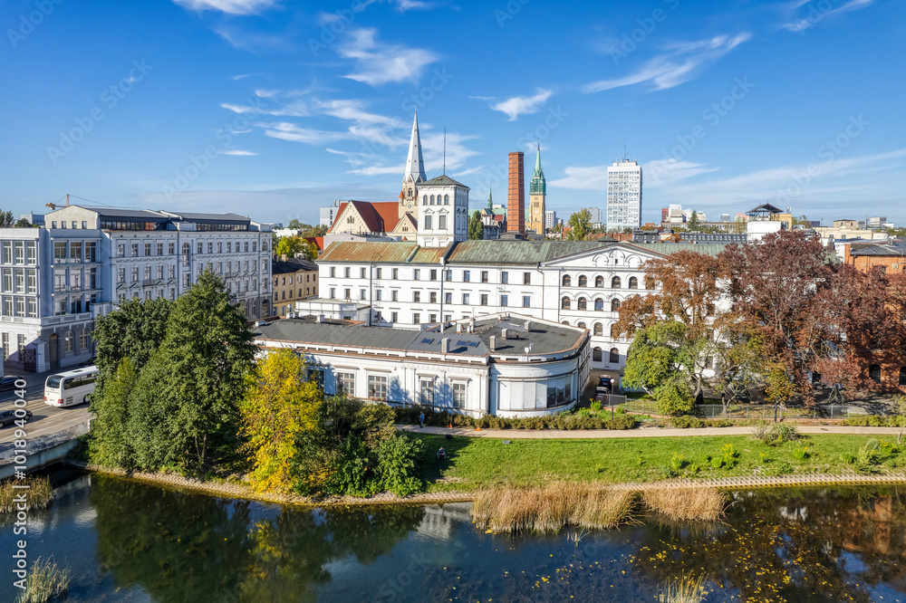 Fototapeta premium Biała Fabryka, Łódź, Polska. 