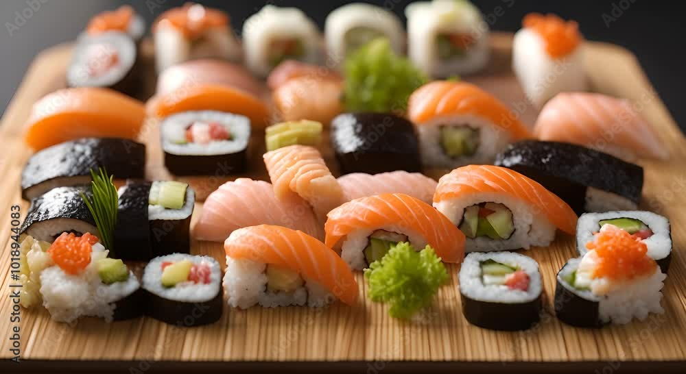 sushi and chopsticks sushi and chopsticks