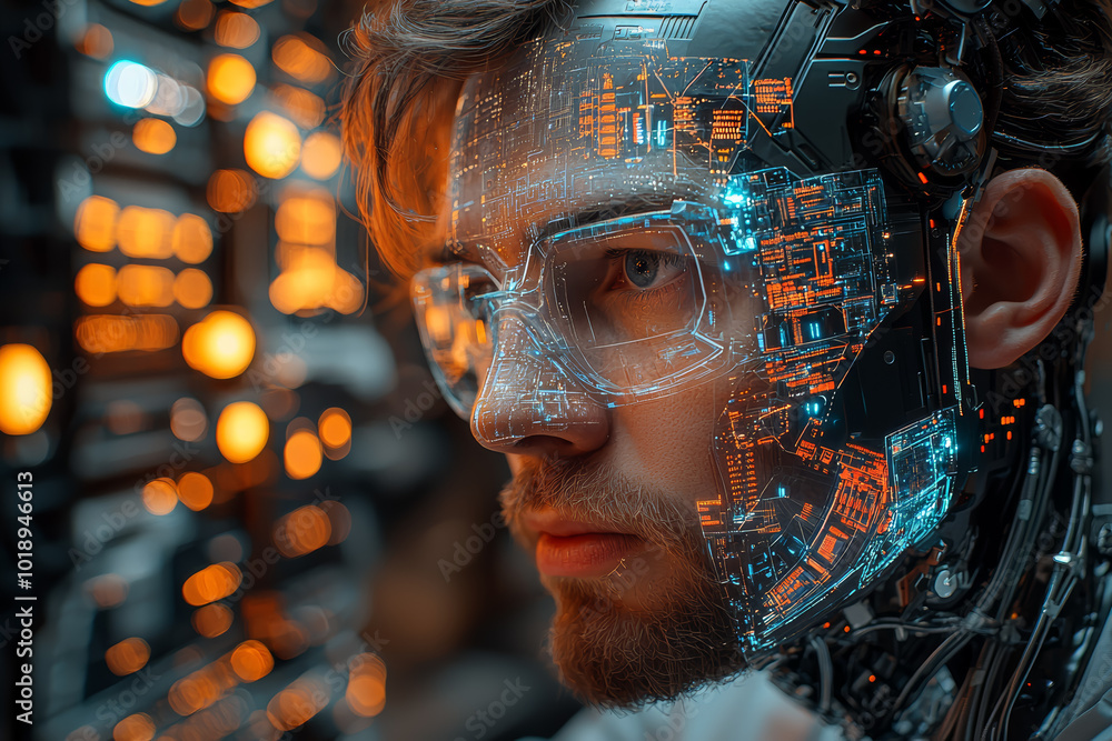 An AI research team developing algorithms to improve natural language processing capabilities. Concept of AI in linguistics. An AI research team developing algorithms to improve natural language processing capabilities. Concept of AI in linguistics.