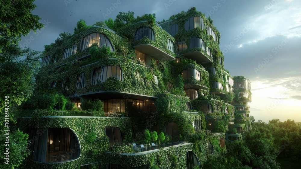 Fototapeta premium Green Architecture Concept