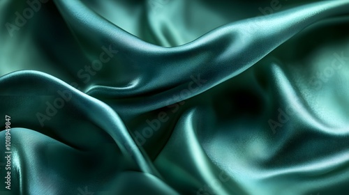 Wallpaper Mural Silk fabric in a green color Torontodigital.ca