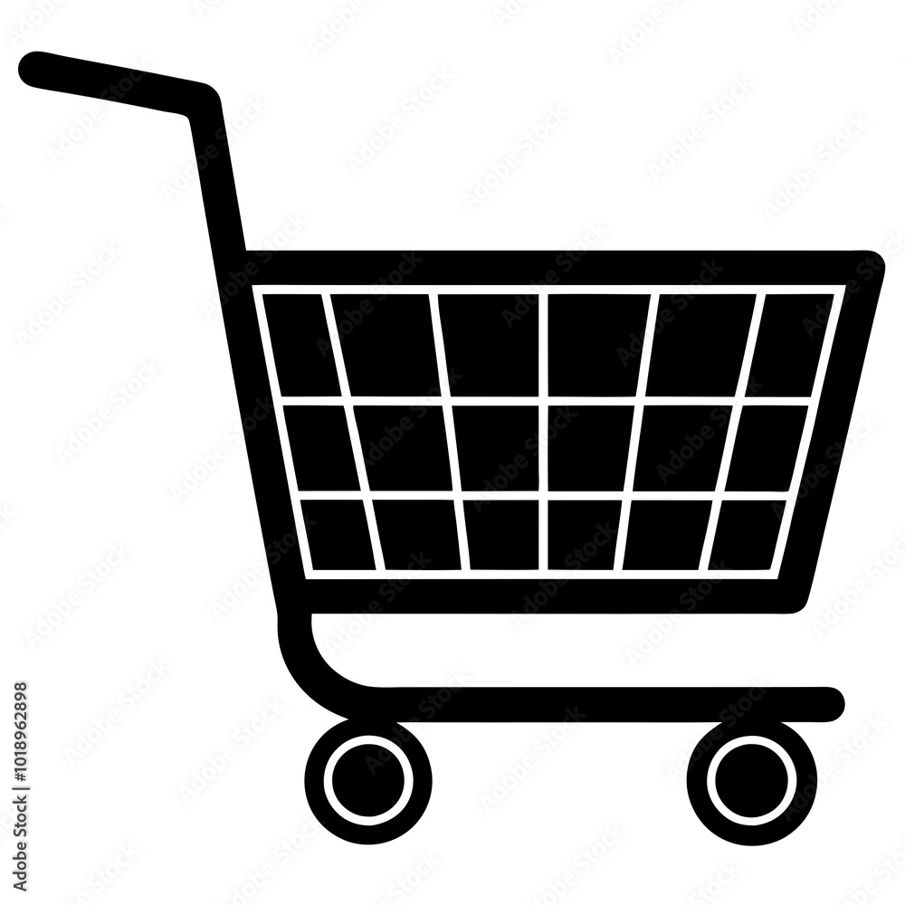 shopping cart isolated on white background shopping cart isolated on white background