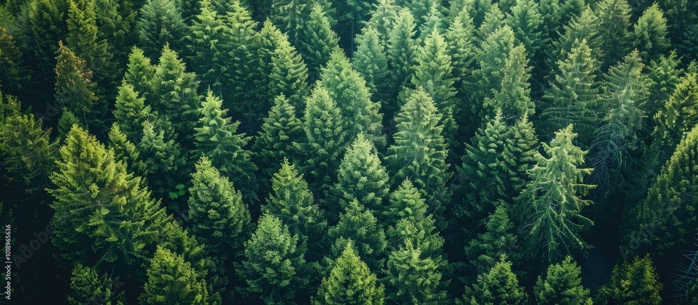 Aerial View of Lush Green Forest on Sunny Day Aerial View of Lush Green Forest on Sunny Day